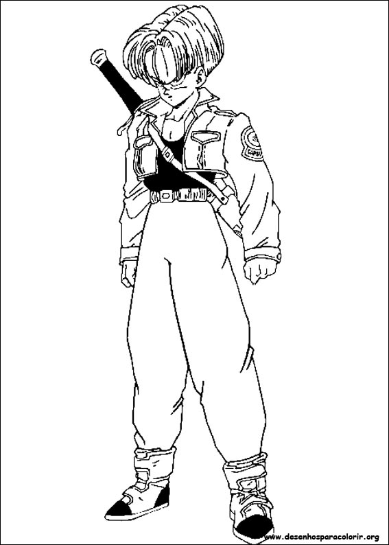 Раскраска: Dragon Ball Z (мультфильмы) #38576 - Бесплатные раскраски для печати