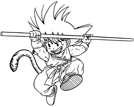 Раскраска: Dragon Ball Z (мультфильмы) #38591 - Бесплатные раскраски для печати
