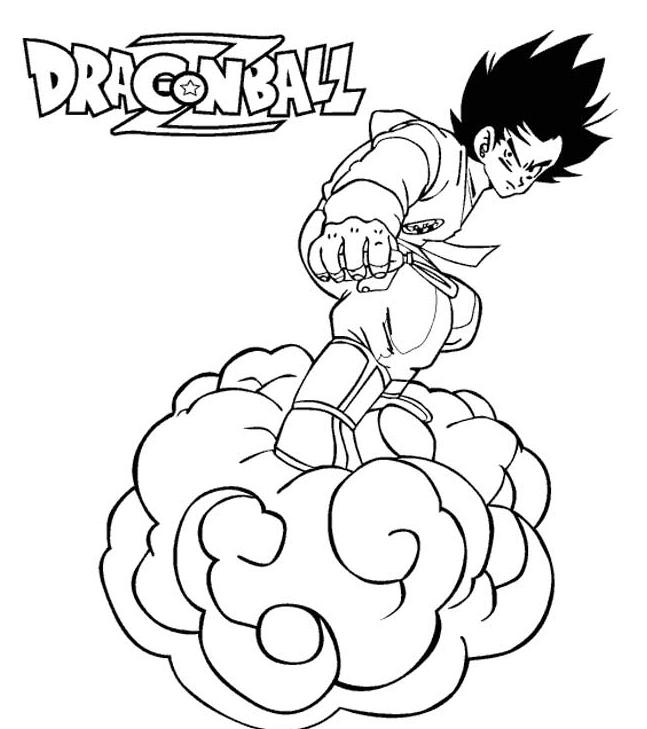 Раскраска: Dragon Ball Z (мультфильмы) #38595 - Бесплатные раскраски для печати