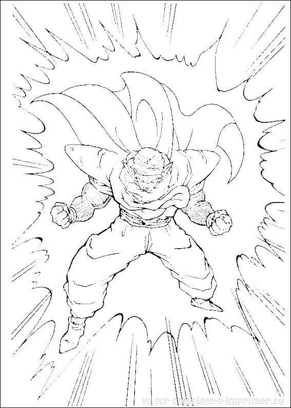 Раскраска: Dragon Ball Z (мультфильмы) #38674 - Бесплатные раскраски для печати