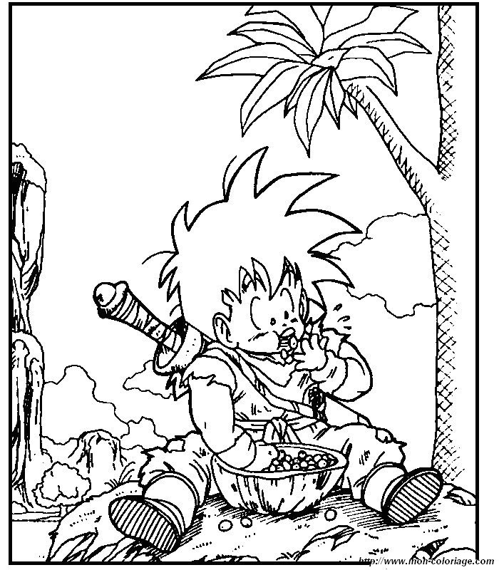 Раскраска: Dragon Ball Z (мультфильмы) #38685 - Бесплатные раскраски для печати