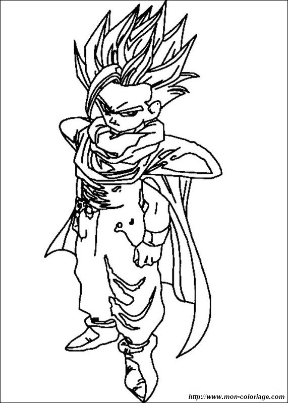 Раскраска: Dragon Ball Z (мультфильмы) #38710 - Бесплатные раскраски для печати