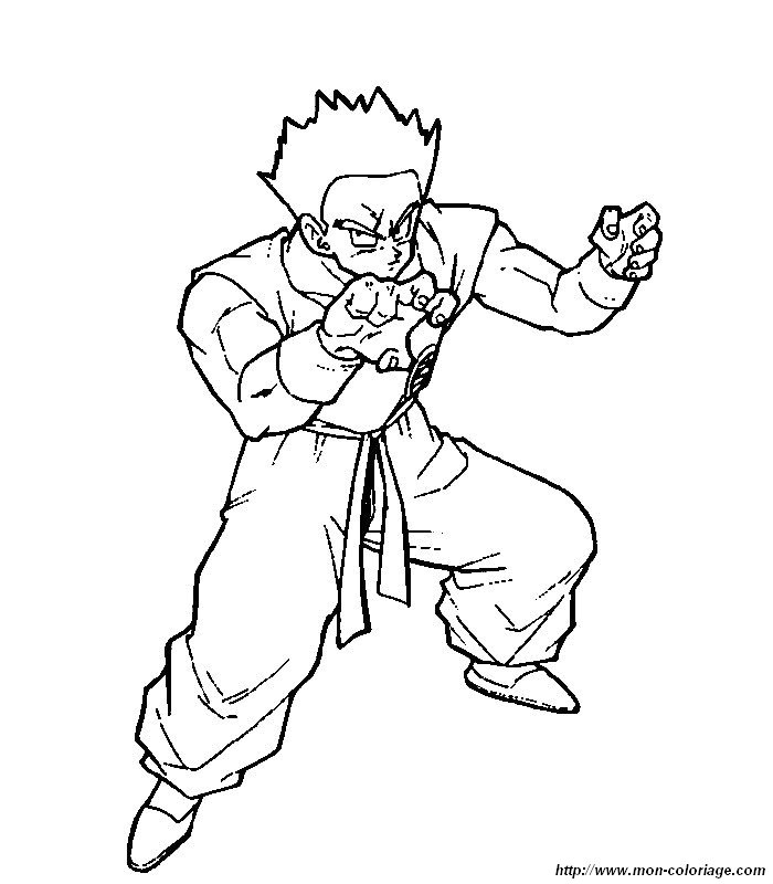 Раскраска: Dragon Ball Z (мультфильмы) #38725 - Бесплатные раскраски для печати