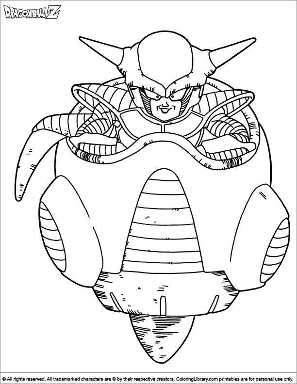 Раскраска: Dragon Ball Z (мультфильмы) #38762 - Бесплатные раскраски для печати