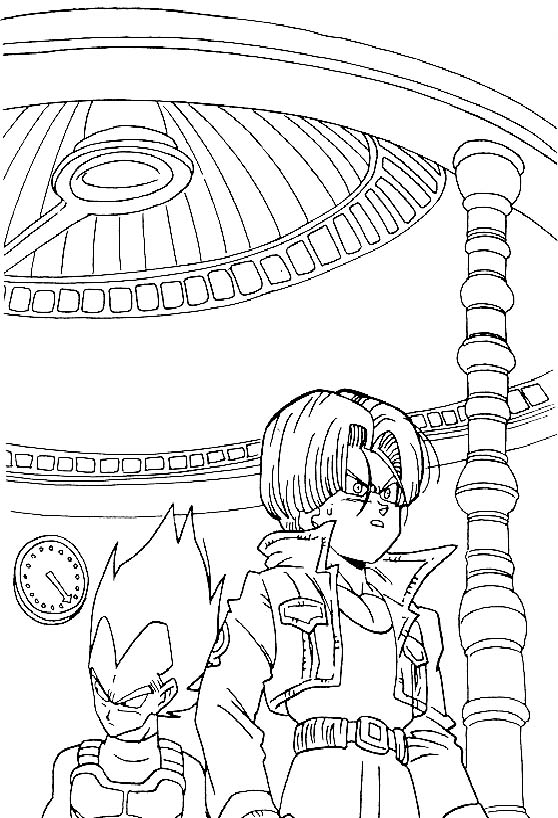 Раскраска: Dragon Ball Z (мультфильмы) #38809 - Бесплатные раскраски для печати