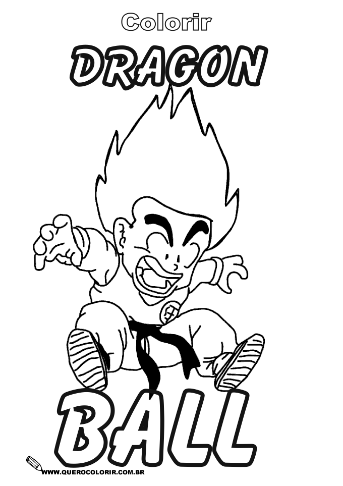 Раскраска: Dragon Ball Z (мультфильмы) #38849 - Бесплатные раскраски для печати