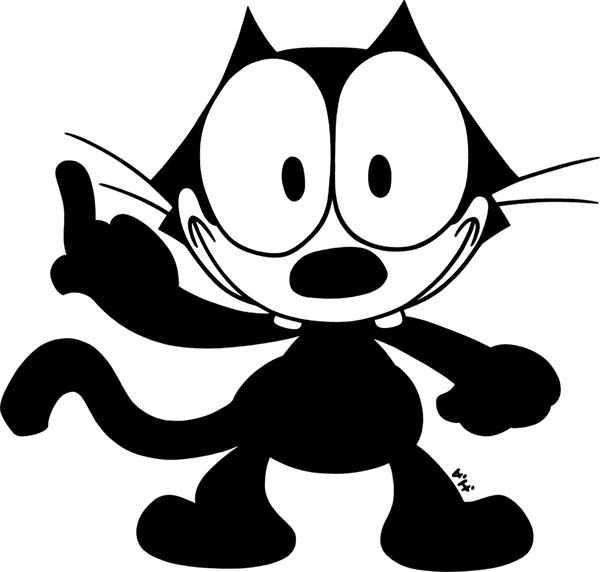 Раскраска: Кот феликс (мультфильмы) #47860 - Бесплатные раскраски для печати
