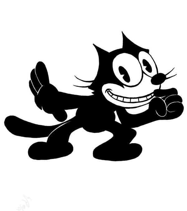Раскраска: Кот феликс (мультфильмы) #47861 - Бесплатные раскраски для печати