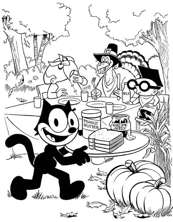 Раскраска: Кот феликс (мультфильмы) #47863 - Бесплатные раскраски для печати