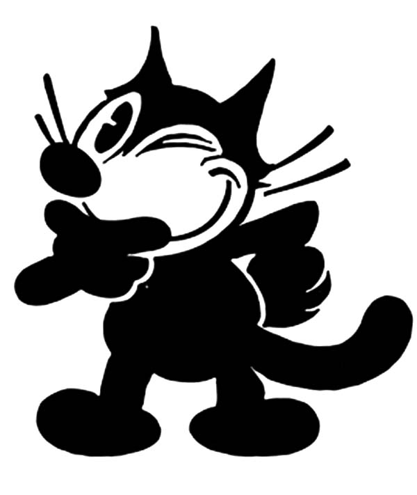 Раскраска: Кот феликс (мультфильмы) #47897 - Бесплатные раскраски для печати