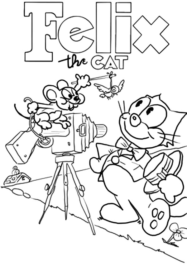 Раскраска: Кот феликс (мультфильмы) #47900 - Бесплатные раскраски для печати