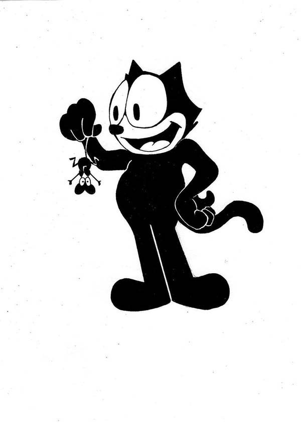 Раскраска: Кот феликс (мультфильмы) #47906 - Бесплатные раскраски для печати
