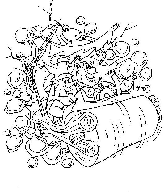 Раскраска: Флинстоуны (мультфильмы) #29520 - Бесплатные раскраски для печати