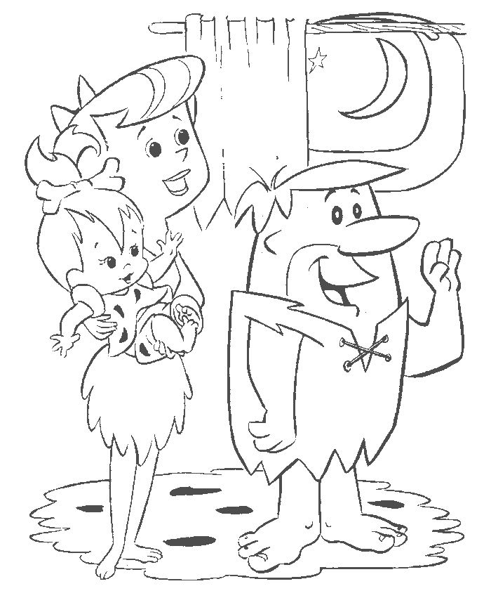 Раскраска: Флинстоуны (мультфильмы) #29571 - Бесплатные раскраски для печати