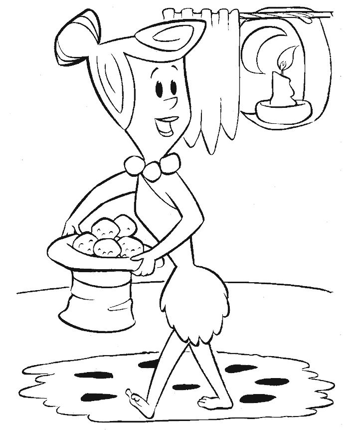 Раскраска: Флинстоуны (мультфильмы) #29575 - Бесплатные раскраски для печати