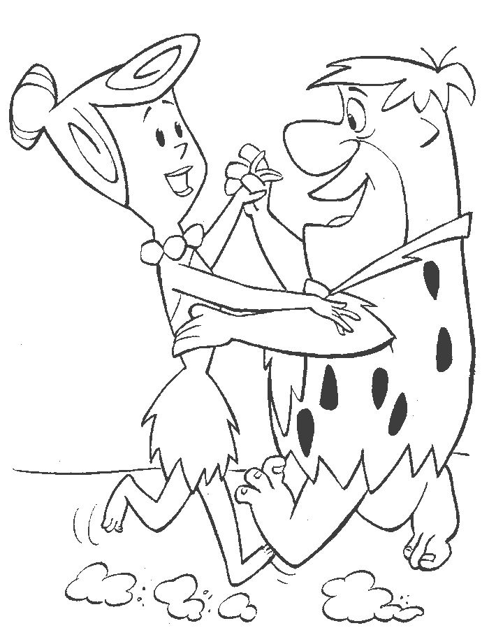 Раскраска: Флинстоуны (мультфильмы) #29624 - Бесплатные раскраски для печати