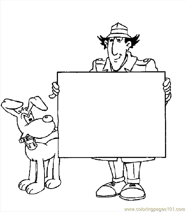 Раскраска: Инспектор Гаджет (мультфильмы) #38897 - Бесплатные раскраски для печати
