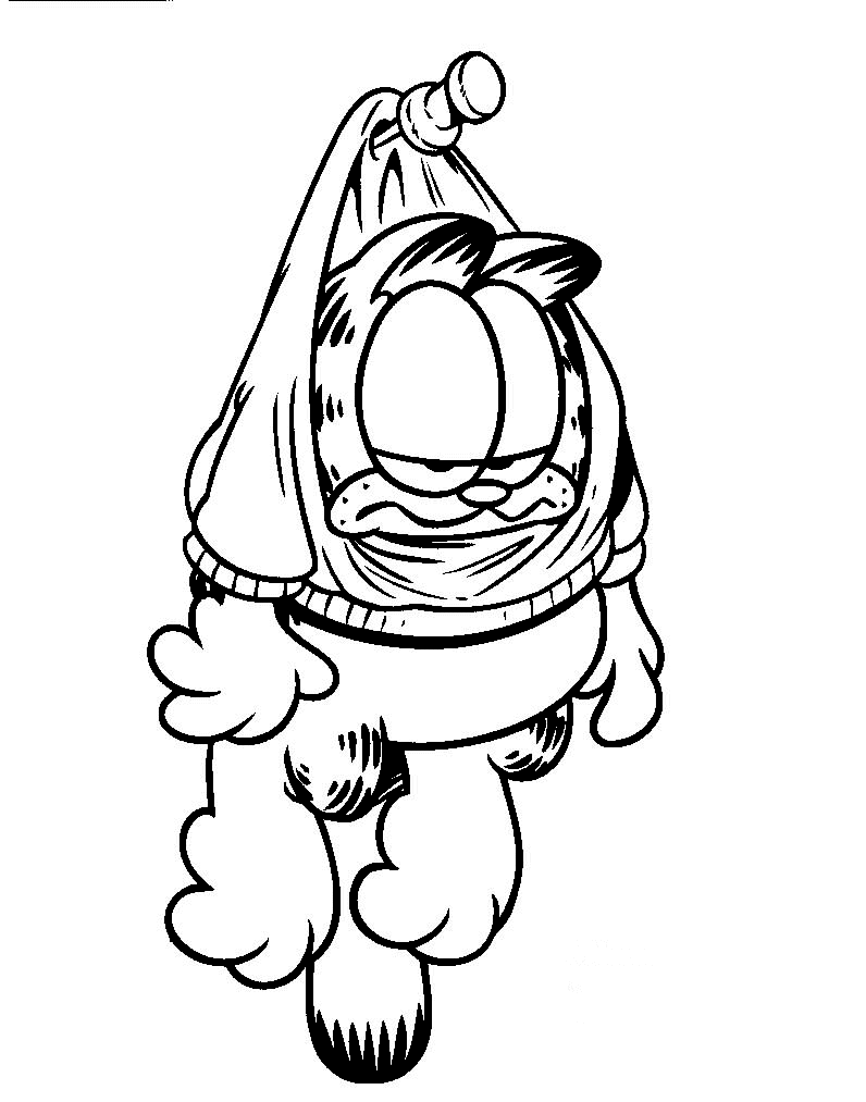 Раскраска: Garfield (мультфильмы) #26162 - Бесплатные раскраски для печати
