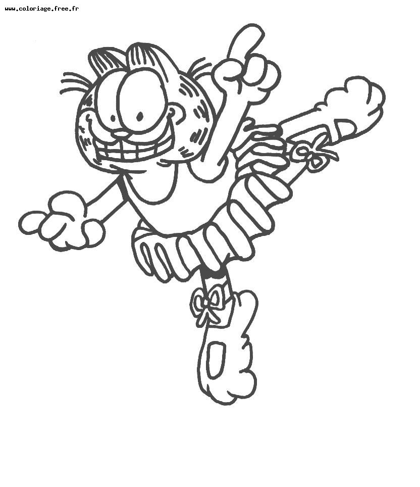 Раскраска: Garfield (мультфильмы) #26174 - Бесплатные раскраски для печати