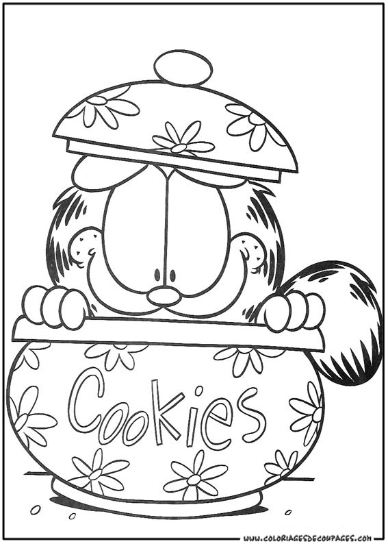 Раскраска: Garfield (мультфильмы) #26187 - Бесплатные раскраски для печати