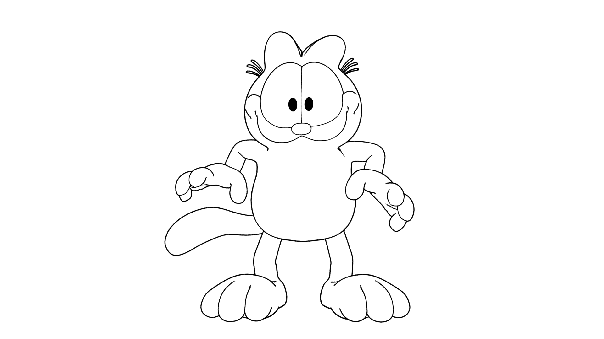 Раскраска: Garfield (мультфильмы) #26221 - Бесплатные раскраски для печати