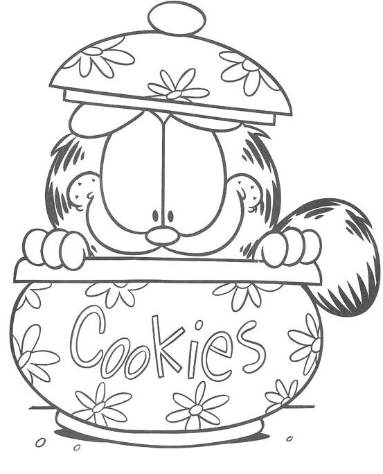 Раскраска: Garfield (мультфильмы) #26231 - Бесплатные раскраски для печати
