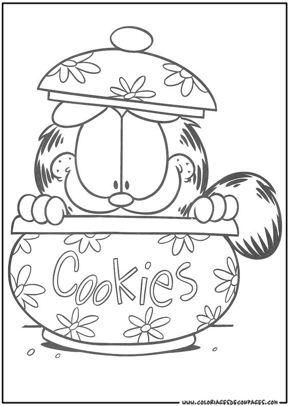 Раскраска: Garfield (мультфильмы) #26297 - Бесплатные раскраски для печати