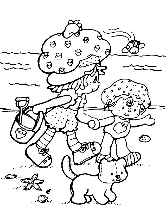 Раскраска: Клубника Шарлотта / Фризинет (мультфильмы) #35533 - Бесплатные раскраски для печати