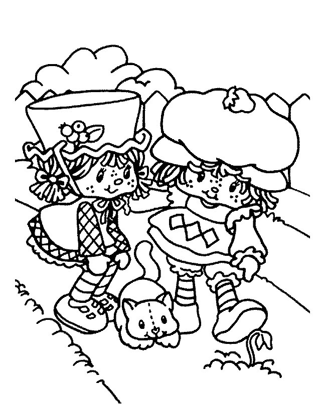 Раскраска: Клубника Шарлотта / Фризинет (мультфильмы) #35543 - Бесплатные раскраски для печати