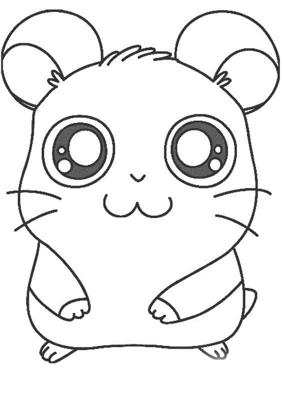 Раскраска: Hamtaro (мультфильмы) #39948 - Бесплатные раскраски для печати