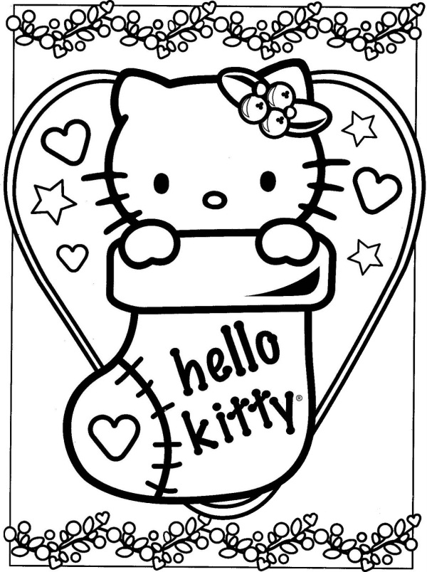 Раскраска: Привет котенок (мультфильмы) #36854 - Бесплатные раскраски для печати
