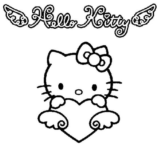 Раскраска: Привет котенок (мультфильмы) #36993 - Бесплатные раскраски для печати