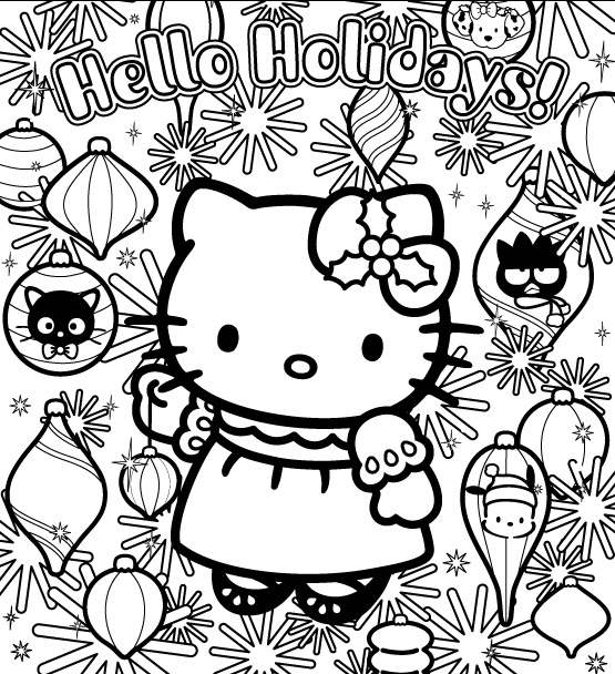 Раскраска: Привет котенок (мультфильмы) #37002 - Бесплатные раскраски для печати