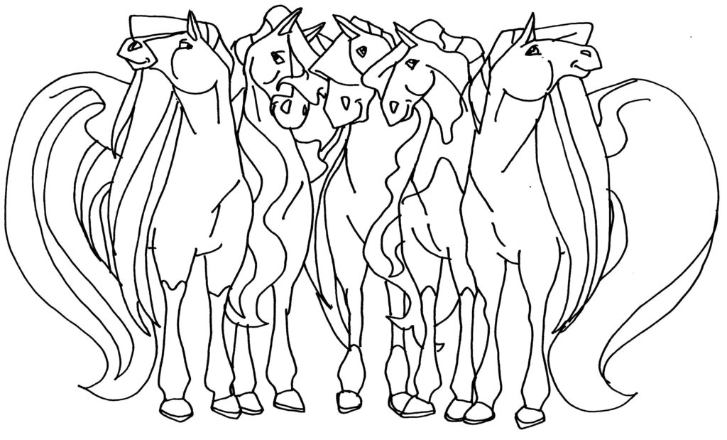 Раскраска: Horseland (мультфильмы) #53802 - Бесплатные раскраски для печати