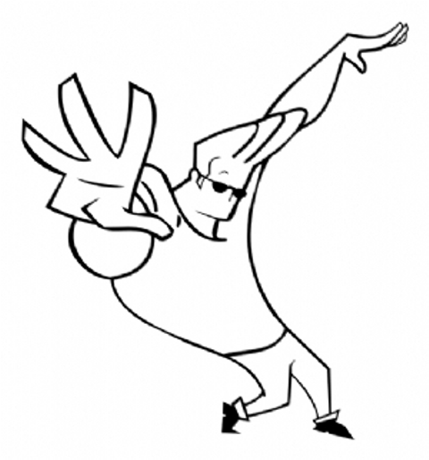 Раскраска: Джонни Браво (мультфильмы) #35238 - Бесплатные раскраски для печати