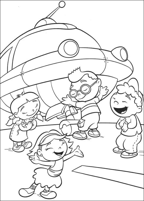 Раскраска: Маленький Эйнштейн (мультфильмы) #45714 - Бесплатные раскраски для печати