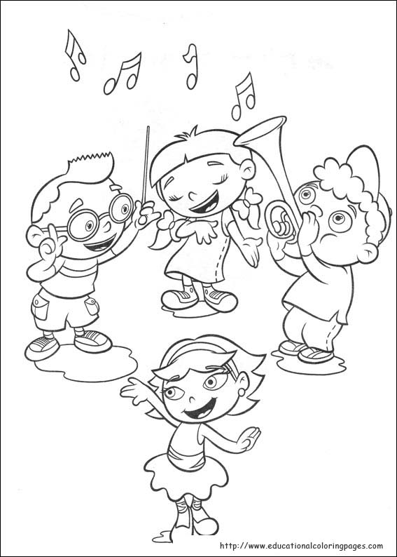 Раскраска: Маленький Эйнштейн (мультфильмы) #45815 - Бесплатные раскраски для печати