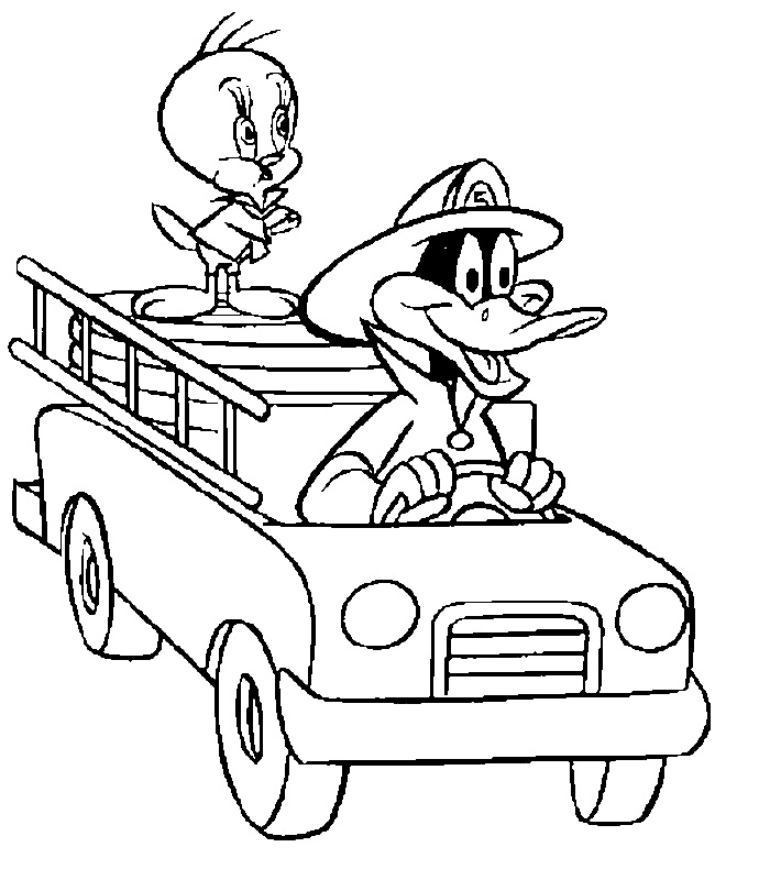 Раскраска: Looney Tunes (мультфильмы) #39140 - Бесплатные раскраски для печати