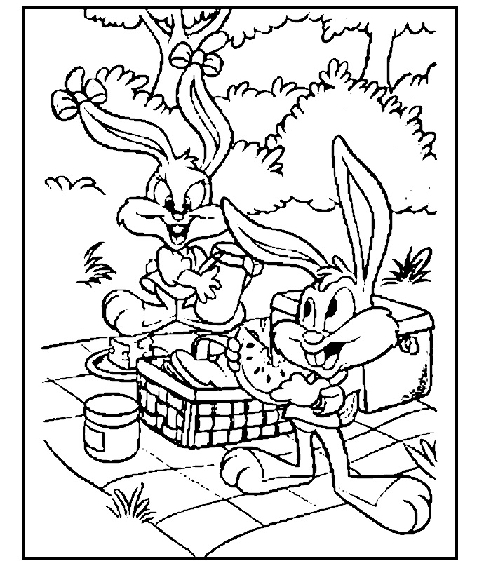 Раскраска: Looney Tunes (мультфильмы) #39167 - Бесплатные раскраски для печати