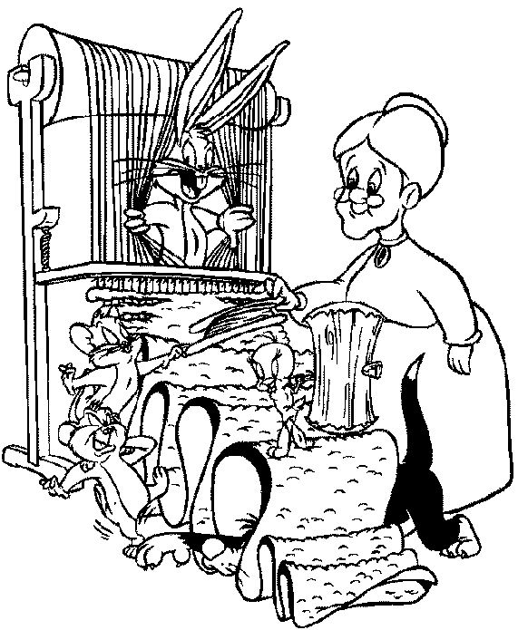 Раскраска: Looney Tunes (мультфильмы) #39229 - Бесплатные раскраски для печати