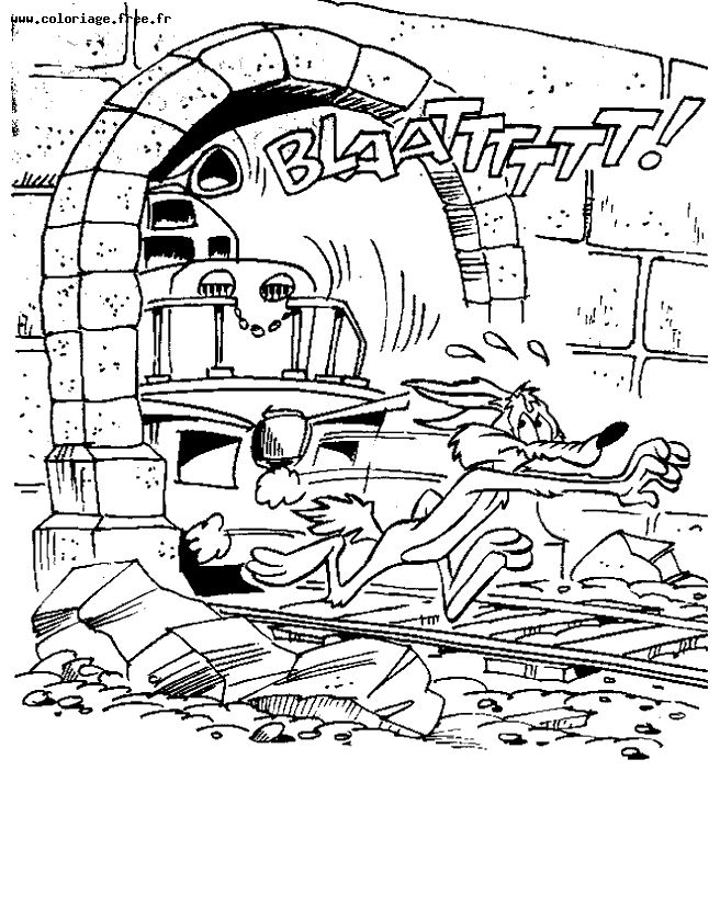Раскраска: Looney Tunes (мультфильмы) #39238 - Бесплатные раскраски для печати