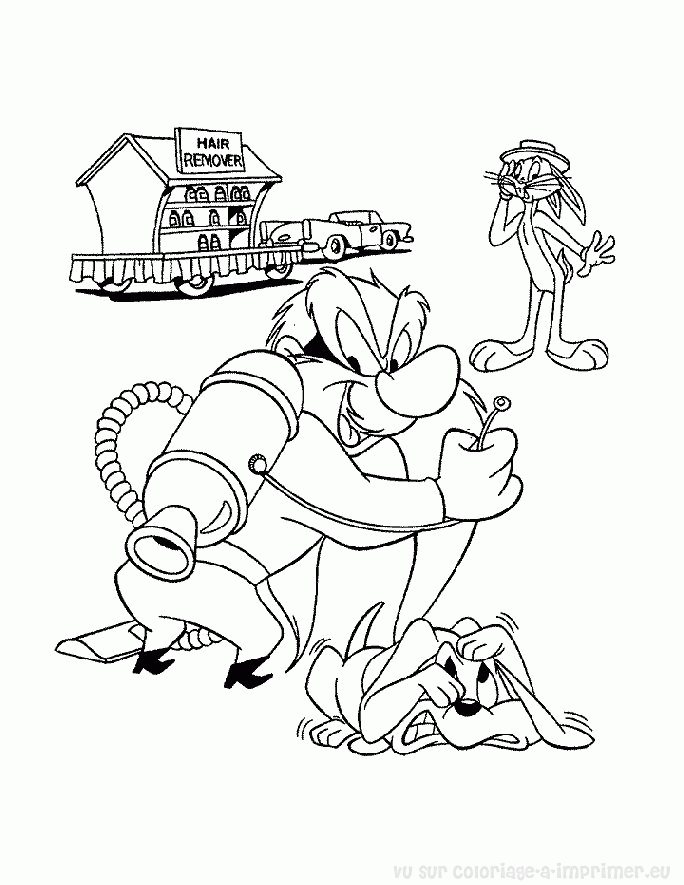 Раскраска: Looney Tunes (мультфильмы) #39265 - Бесплатные раскраски для печати
