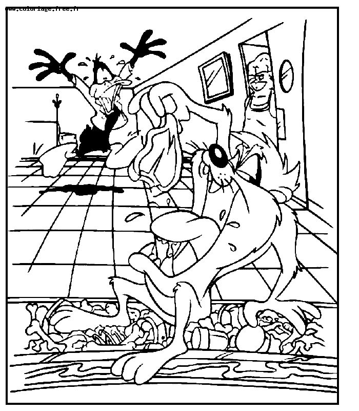 Раскраска: Looney Tunes (мультфильмы) #39269 - Бесплатные раскраски для печати