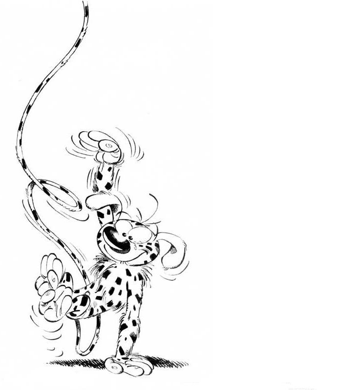 Раскраска: Marsupilami (мультфильмы) #50147 - Бесплатные раскраски для печати