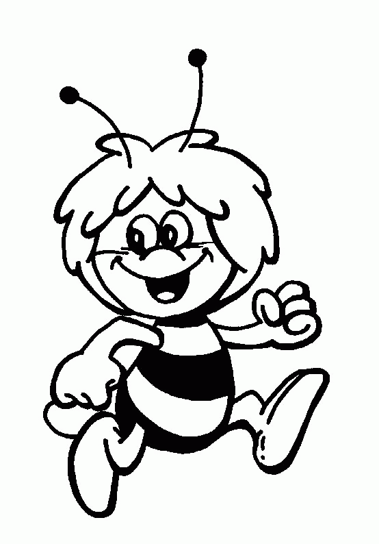 Раскраска: Майя пчела (мультфильмы) #28215 - Бесплатные раскраски для печати