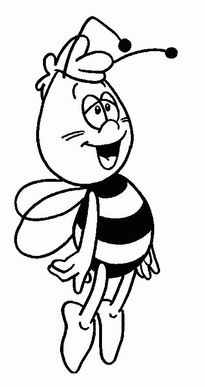 Раскраска: Майя пчела (мультфильмы) #28228 - Бесплатные раскраски для печати