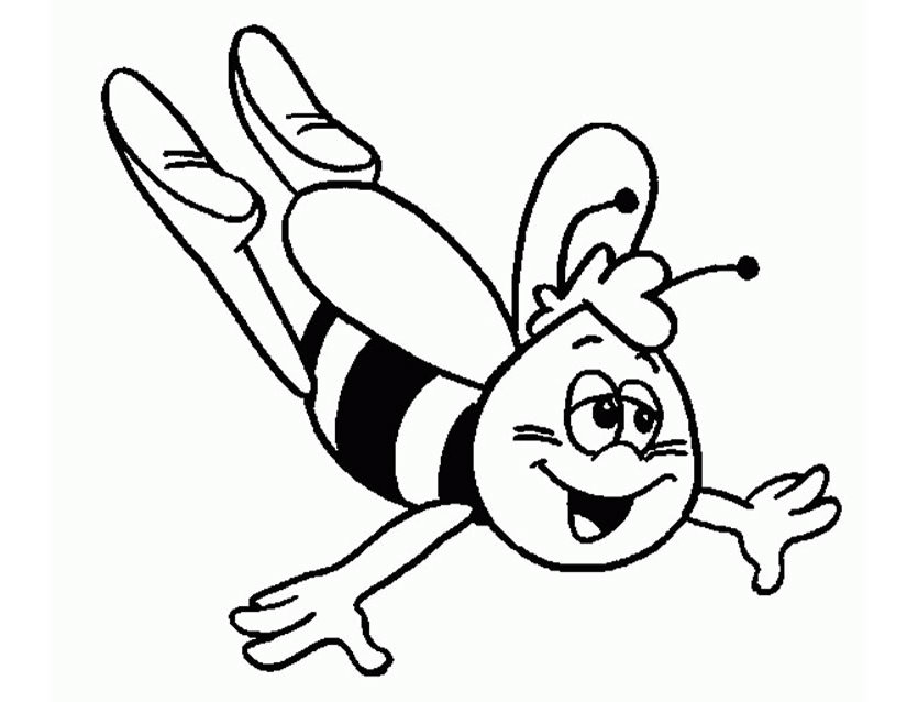 Раскраска: Майя пчела (мультфильмы) #28235 - Бесплатные раскраски для печати