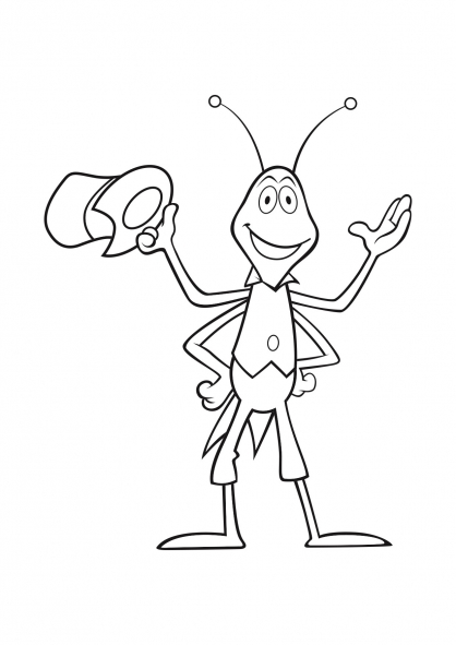 Раскраска: Майя пчела (мультфильмы) #28251 - Бесплатные раскраски для печати