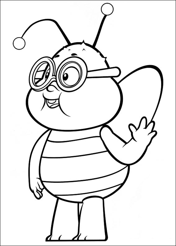 Раскраска: Майя пчела (мультфильмы) #28281 - Бесплатные раскраски для печати
