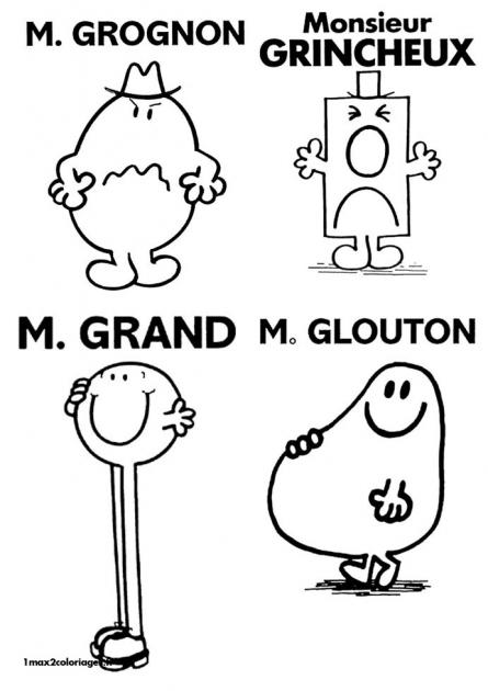 Раскраска: Мистер мадам (мультфильмы) #45494 - Бесплатные раскраски для печати